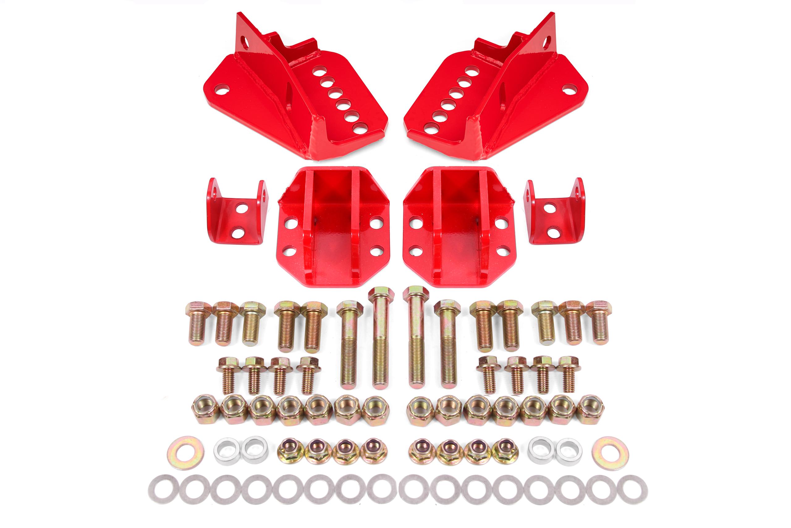 BMR Fabrication Coilover Conversion Kit, Rear, Adjust Shock Mt, W/O Cab (1964-1972 Buick, Chevrolet, Oldsmobile, Pontiac Fitment) - CCK402R