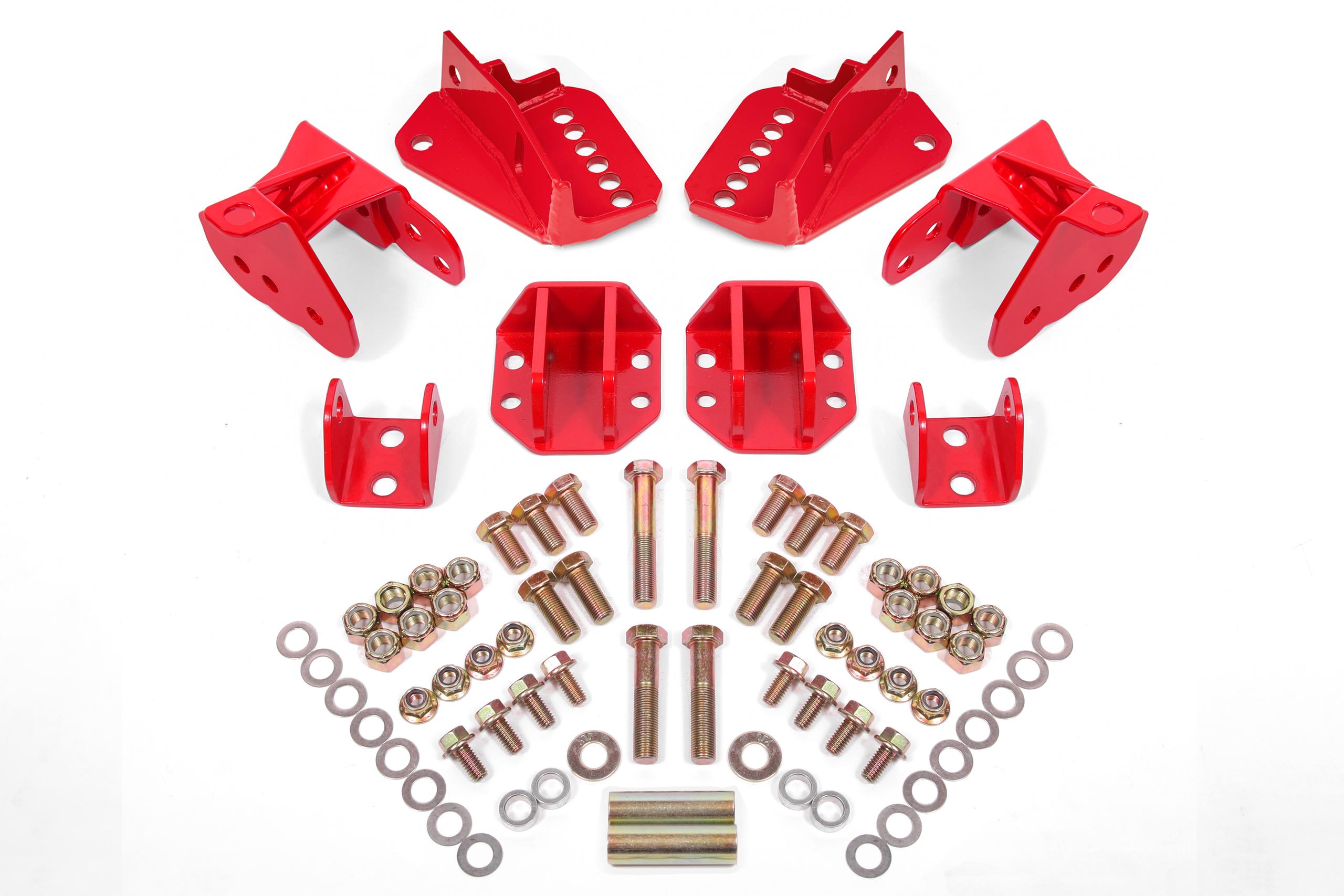 BMR Fabrication Coilover Conversion Kit, Rear, Adj Shock Mt, W/ Cab (Cck402,Cab400) (1964-1972 Buick, Chevrolet, Oldsmobile, Pontiac Fitment) - CCK404R
