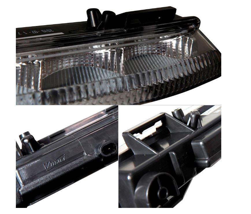 Winjet Fog Lights-Clear (2011-2014 E200, E250, E300, E350, E400, E500, E550, E63 AMG, E63 AMG S) - CDRWJ-0571-C