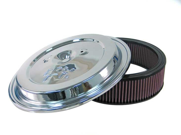 K and N Filters Replacement Air Filter w/Chrome Lid - CE-1502