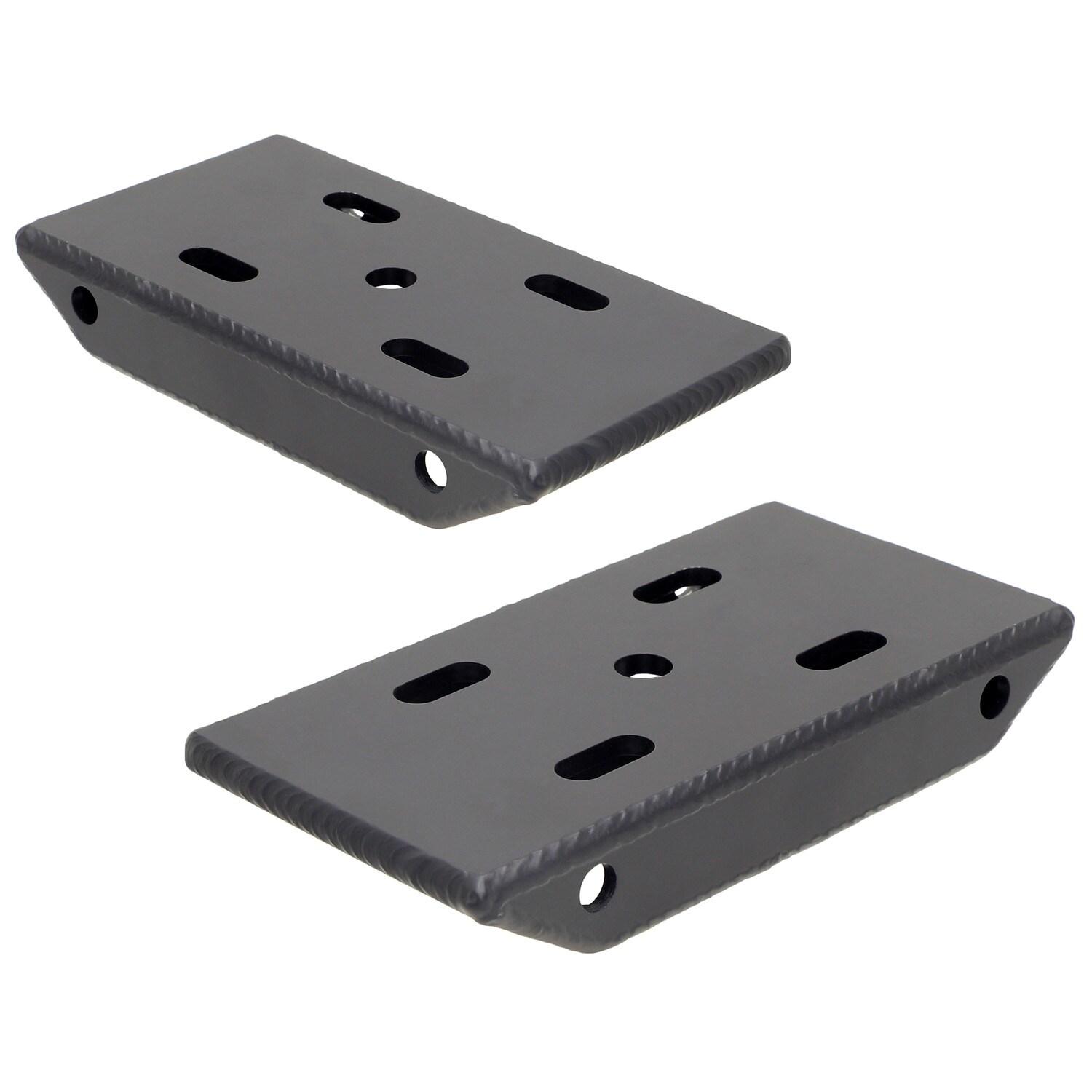 RockJock 4x4 HD Leaf Spring Plates For Use w/2 Inch Springs 76-86 Jeep CJ Front Pair - CE-9031