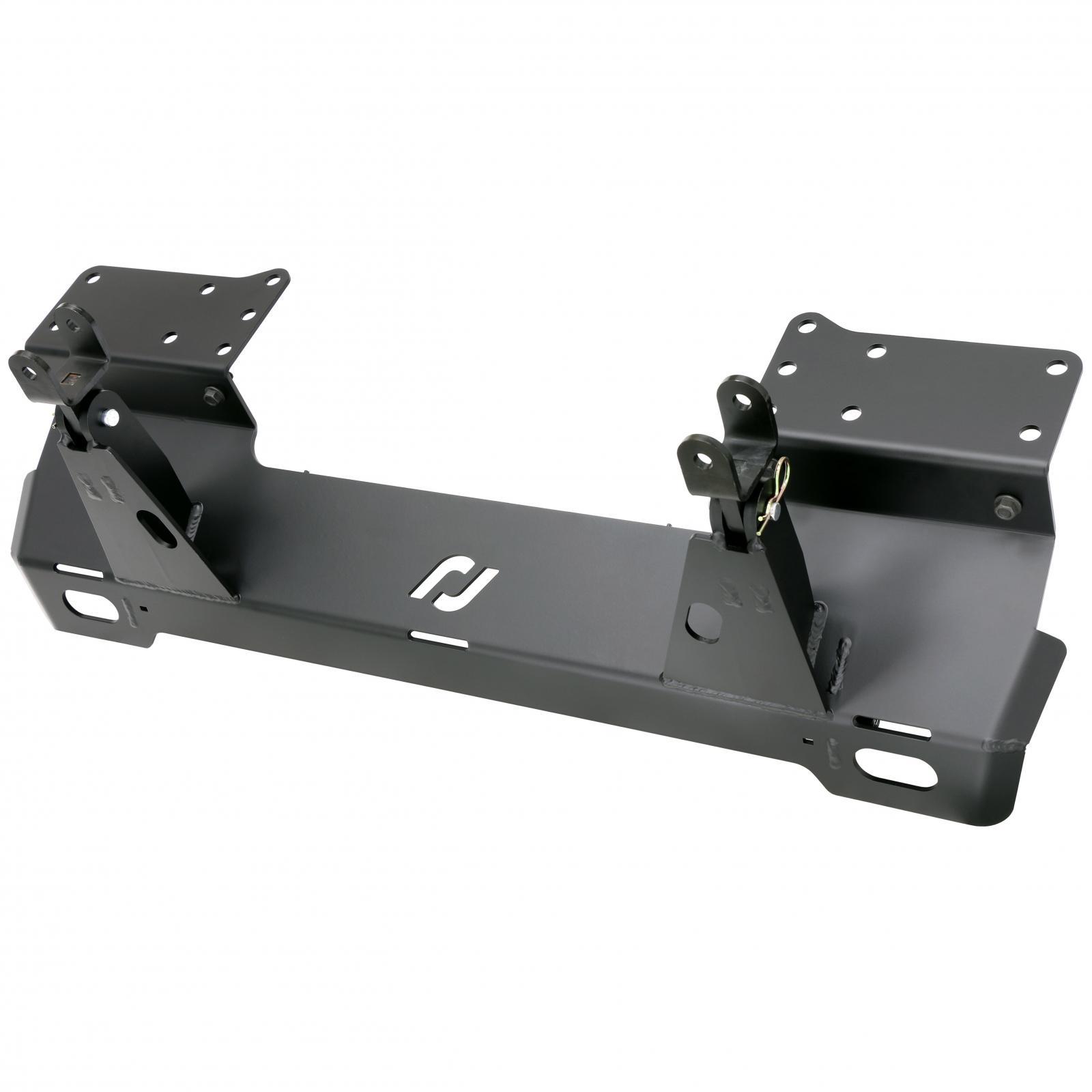 RockJock 4x4 Tow Bar Mounting Kit 18-Up Wrangler JL 20-Up Gladiator w/ Plastic Bumper Bolt-On Includes Mounting Plate Tow Bar Attaching Forks Hardware For Use w/ CE-9033F - CE-9033JLP