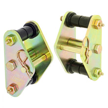 RockJock 4x4 HD Leaf Spring Tow Shackles 76-86 Jeep CJ Front Includes Urethane Bushings HD Greasable Bolts Pair For Use w/ CE-9033F or CE-9033D - CE-9035