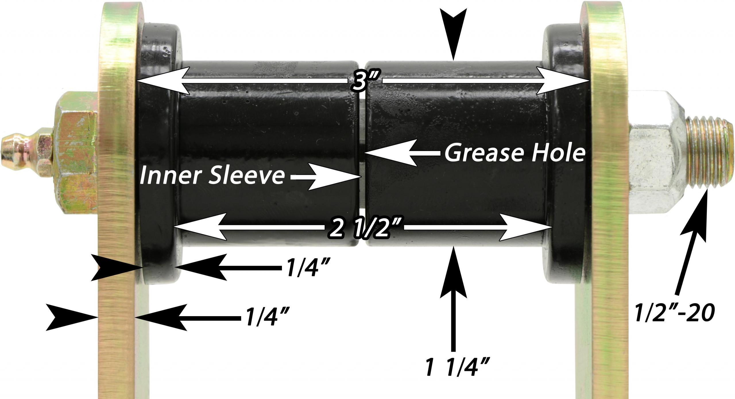 RockJock 4x4 HD Leaf Spring Shackles 87-95 Wrangler YJ Rear Includes Urethane Bushings HD Greasable Bolts Pair - CE-9039