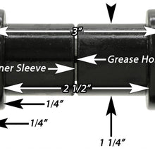 RockJock 4x4 Boomerang Leaf Spring Shackles 87-95 Wrangler YJ Rear Includes Urethane Bushings HD Greasable Bolts Pair - CE-9081