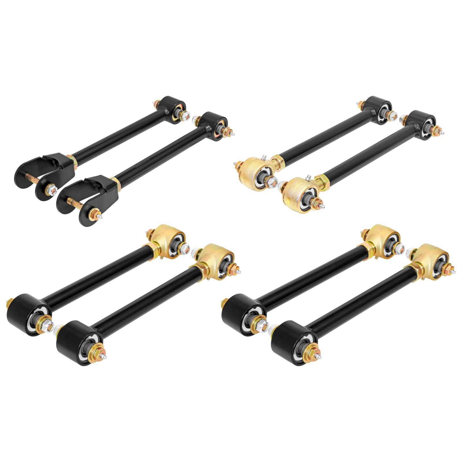 RockJock 4x4 Johnny Joint Control Arm Set 97-06 Wrangler TJ and LJ Unlimited Adjustable Set Of 8 - CE-9100