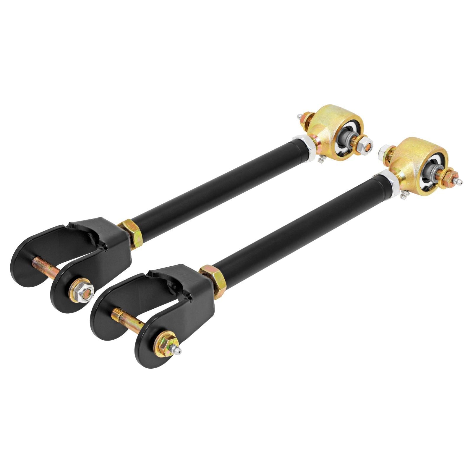 RockJock 4x4 Johnny Joint Adjustable Control Arms 97-06 Wrangler TJ and LJ Unlimited/XJ/MJ Front Upper, Double Adjustable Greasable Pair - CE-9102SF