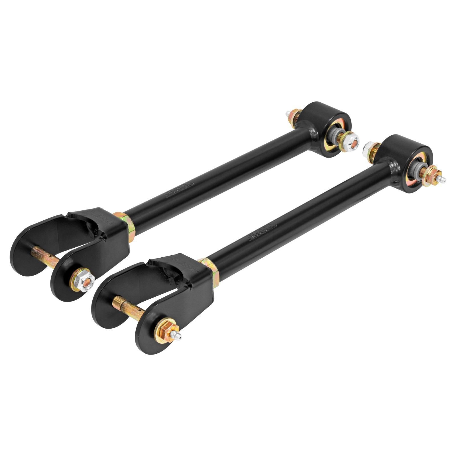 RockJock 4x4 Johnny Joint Adjustable Control Arms 97-06 Wrangler TJ and LJ Unlimited/XJ/MJ Front Upper, Adjustable Greasable Pair - CE-9102