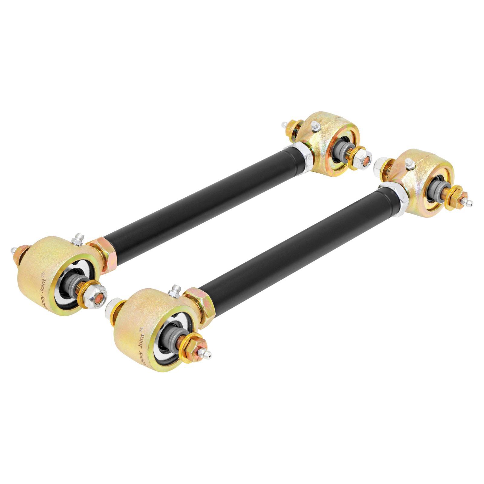 RockJock 4x4 Johnny Joint Adjustable Control Arms 97-06 Wrangler TJ and LJ Unlimited Rear Upper, Double Adjustable Greasable Pair - CE-9103S