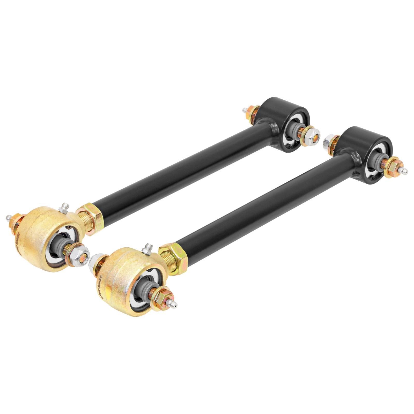 RockJock 4x4 Johnny Joint Adjustable Control Arms 97-06 Wrangler TJ and LJ Unlimited Rear Upper, Adjustable Greasable Pair - CE-9103