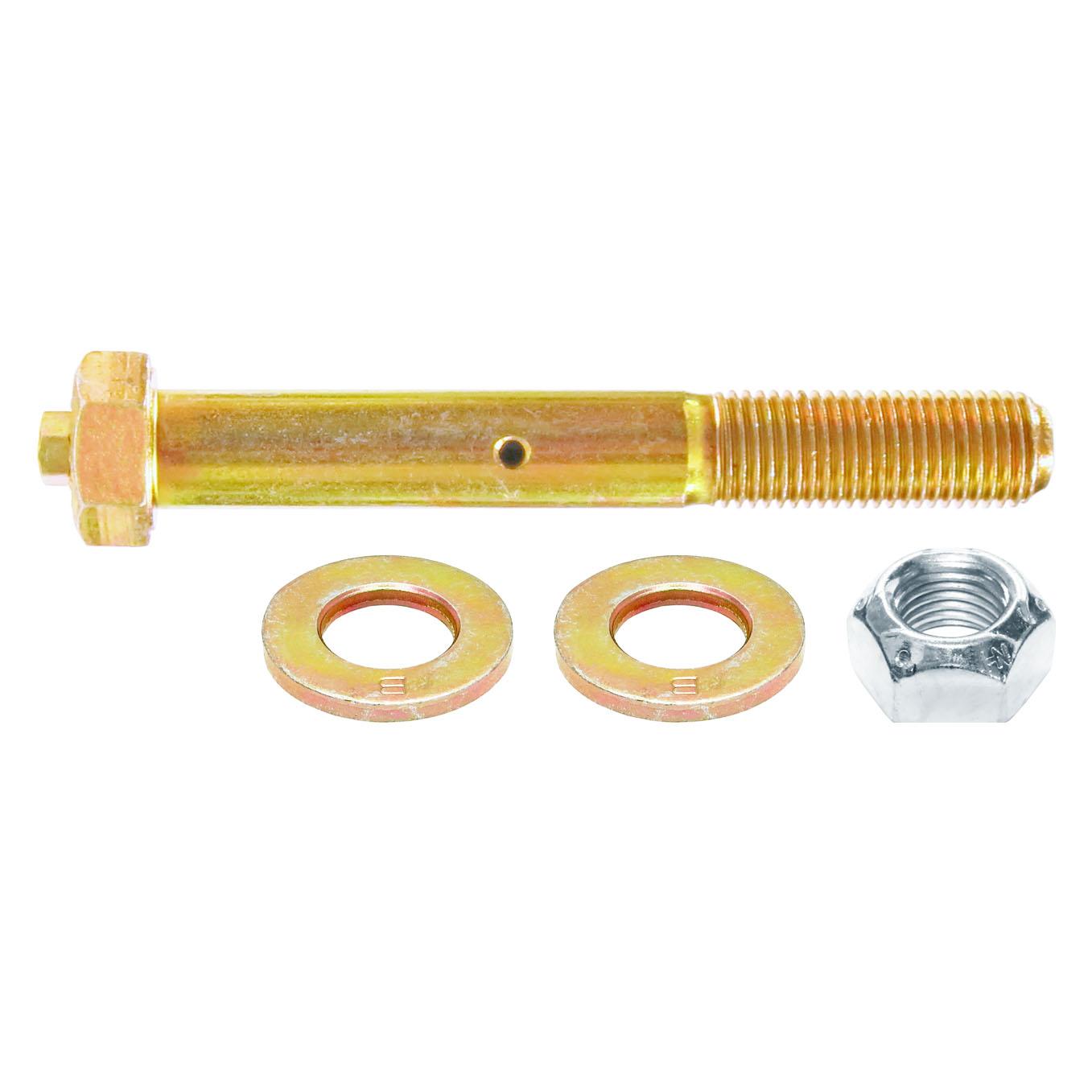 RockJock 4x4 Greasable Bolt w/Hardware 7/16 Inch Thread X 3 1/4 Inch Long Flat Zerk Fitting Each - CE-91127S