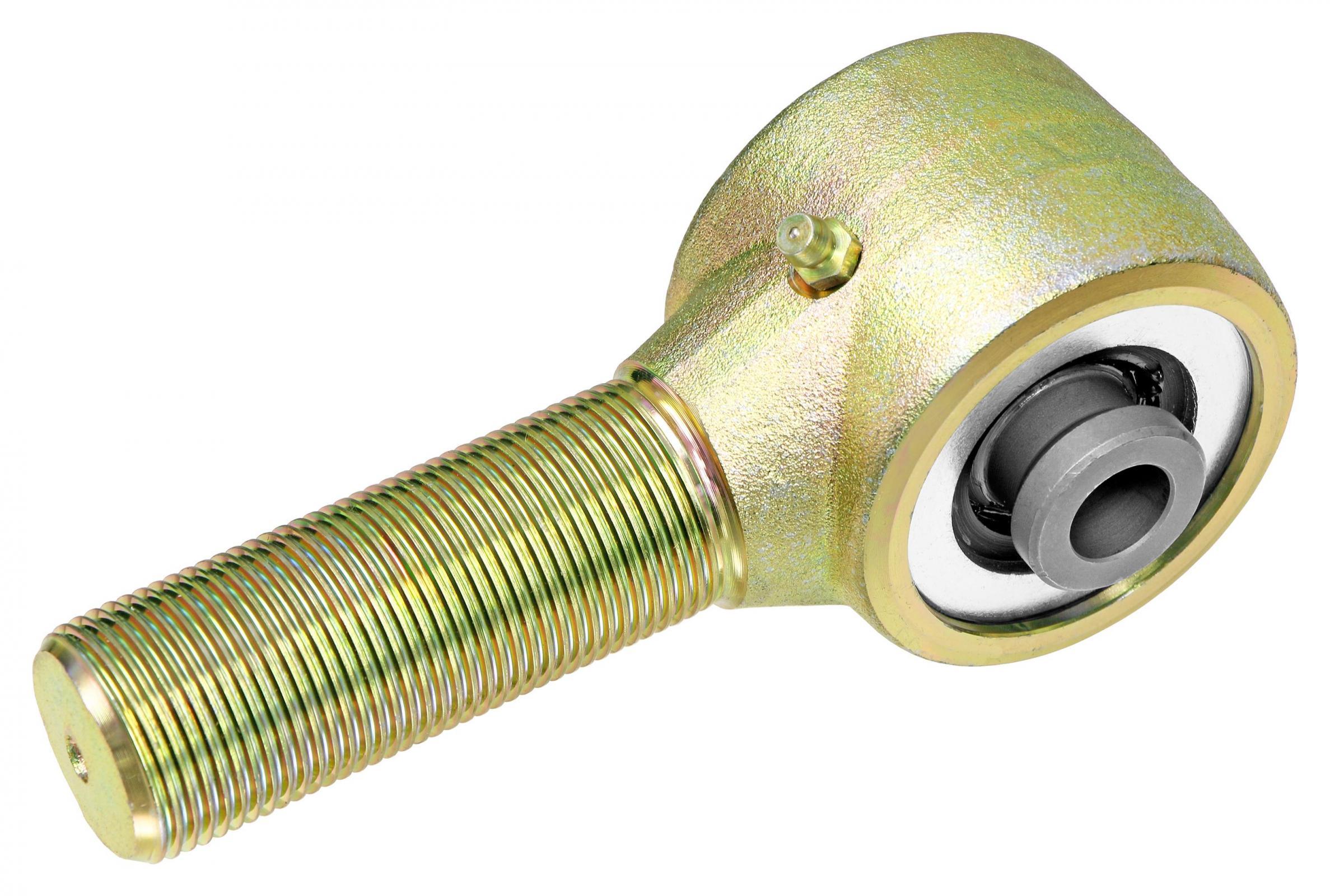 RockJock 4x4 Forged Johnny Joint 2 1/2 Inch 2.440 Inch X 0.468 Inch Offset Ball 1 1/4 Inch-12 Right Hand Threaded Shank Externally Greased Each - CE-9114-10