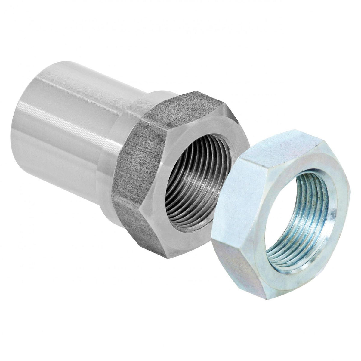 RockJock 4x4 Threaded Bung With Jam Nut 1 1/4 Inch-12 Right Hand Thread Set - CE-9114B