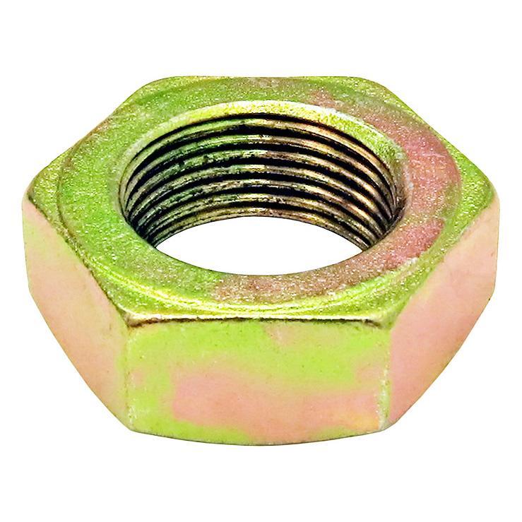 RockJock 4x4 Jam Nut 1 1/4 Inch-12 Right Hand Thread Gold Zinc, Each - CE-9114JN