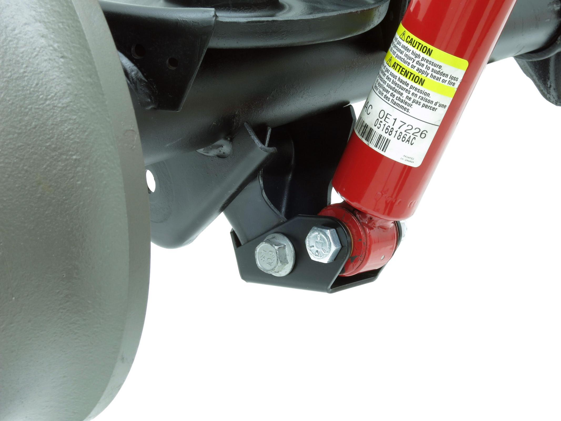 RockJock 4x4 Shock Mount Extensions 97-06 Wrangler TJ and LJ Unlimited Rear Lower Includes Hardware Pair - CE-9601