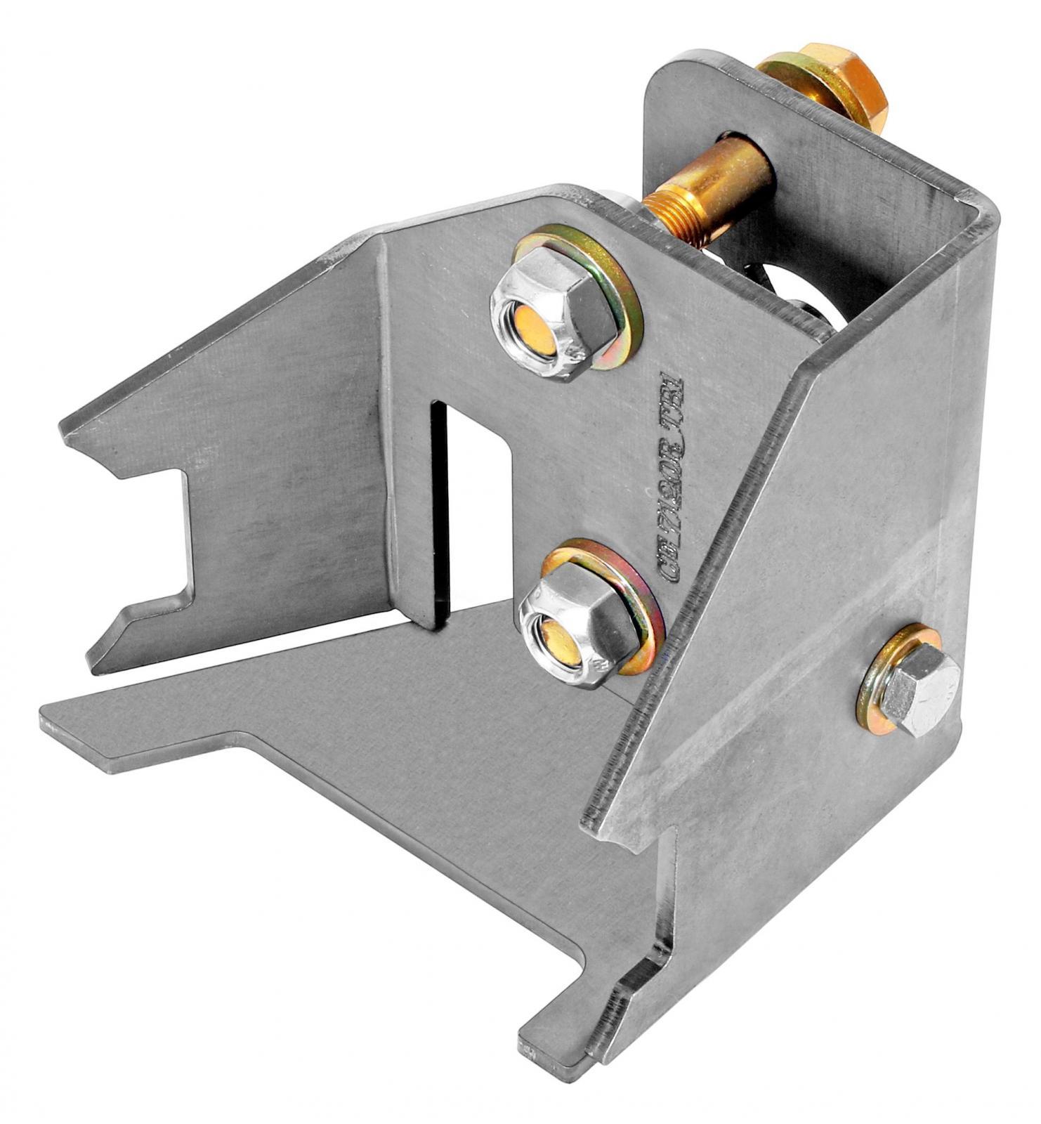 RockJock 4x4 Trac Bar Relocation Kit 07-18 Wrangler JK Rear Diff Housing Includes Inner/Outer Brackets Hardware Some Welding Required - CE-9807RTBK