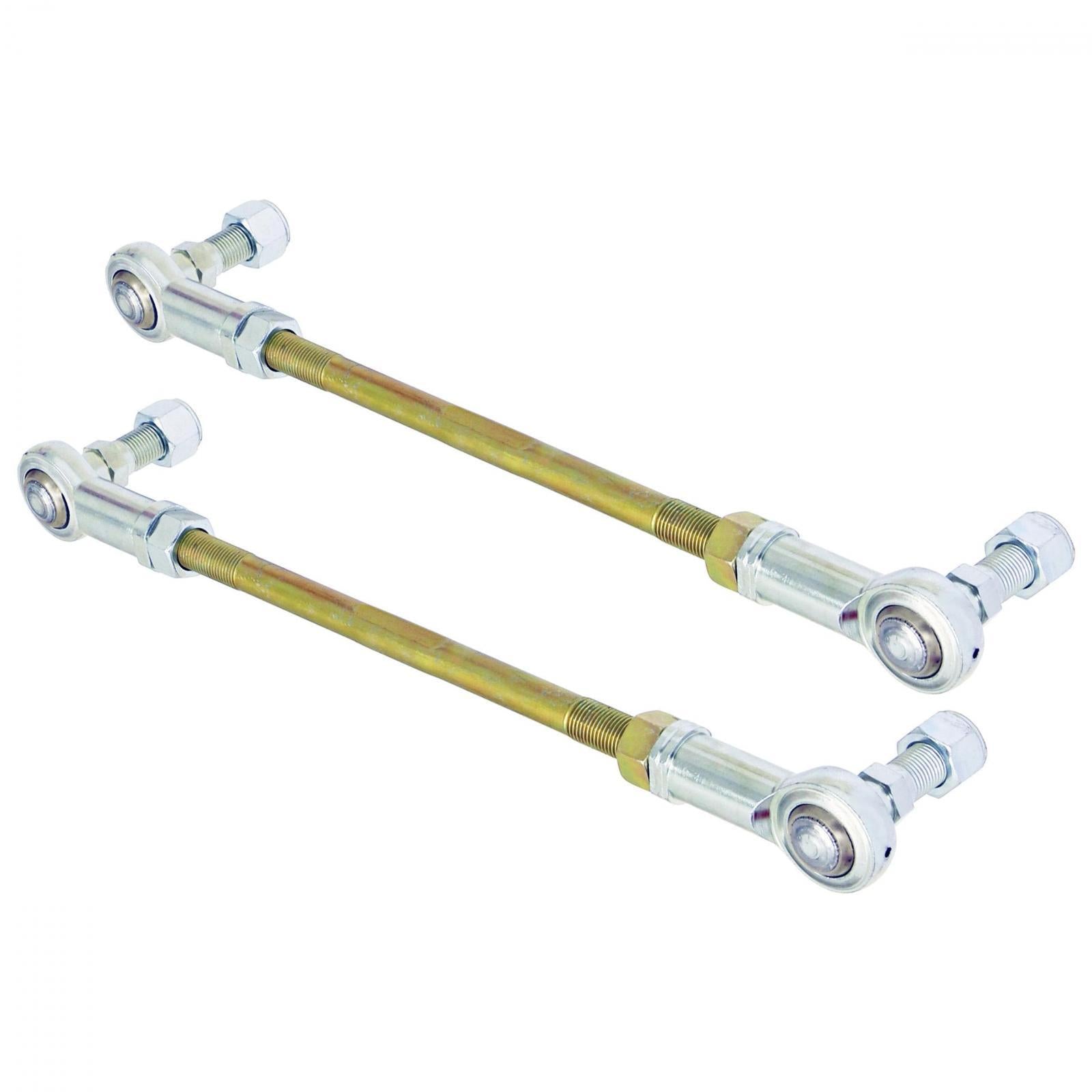 RockJock 4x4 Antirock End Links 8 1/2 Inch Rods Includes RH/LH Heim Joints Hardware Pair - CE-99002