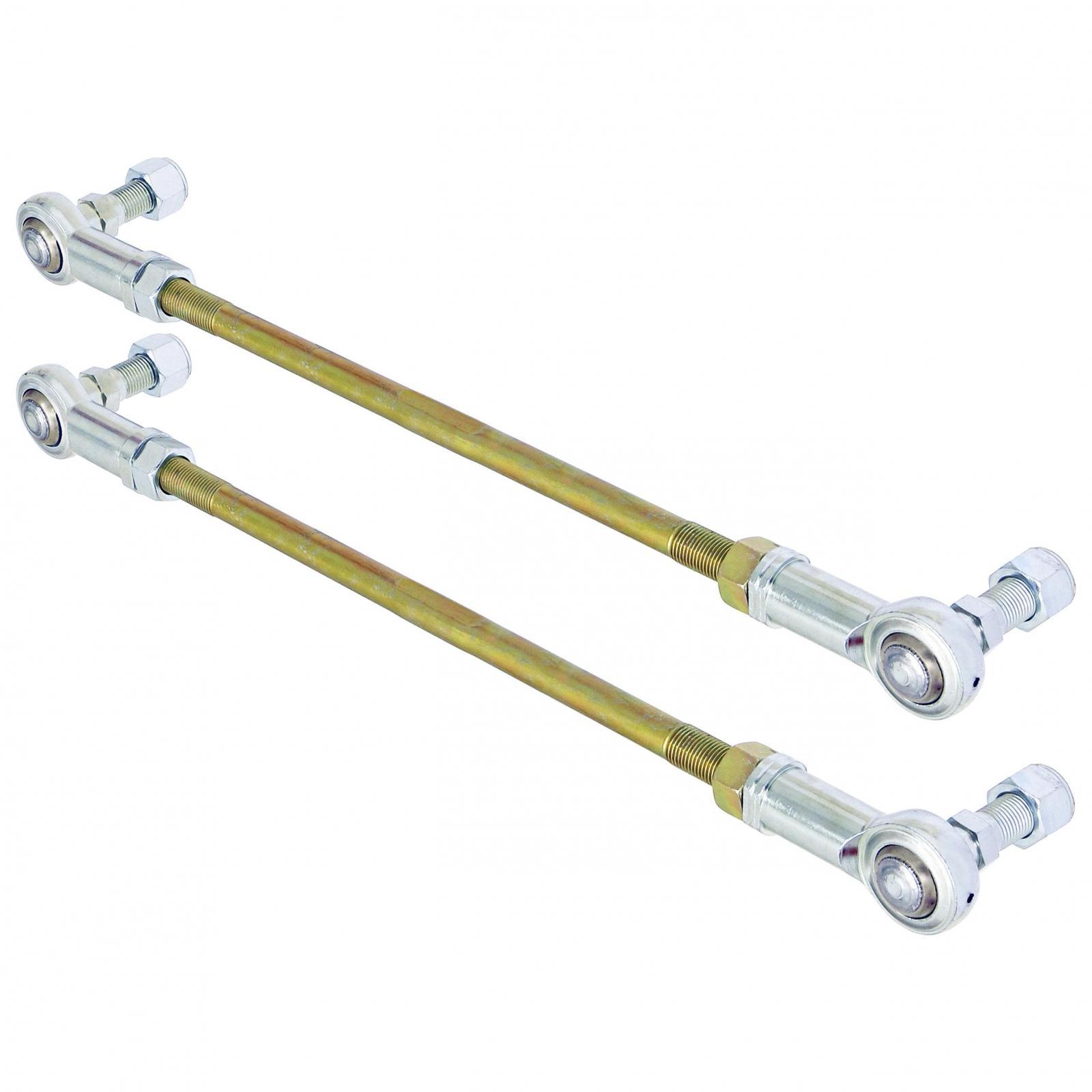 RockJock 4x4 Antirock End Links 14 Inch Rods Includes RH/LH Heim Joints Hardware Pair - CE-99002RD2