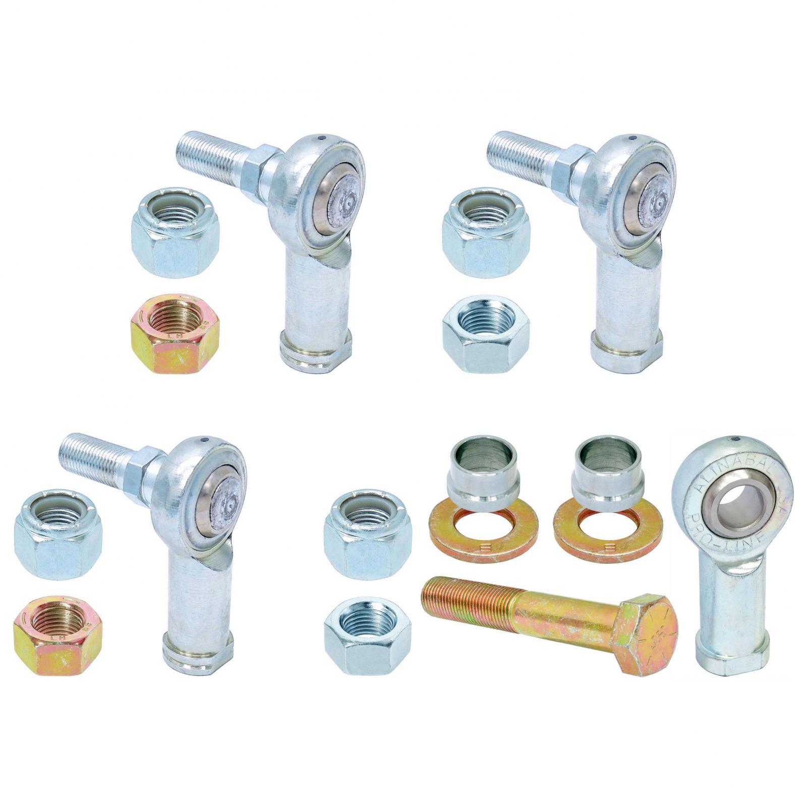 RockJock 4x4 Adjustable Sway Bar End Link Rod End Pack for JL/JT Front Heim Style - CE-99005JLF