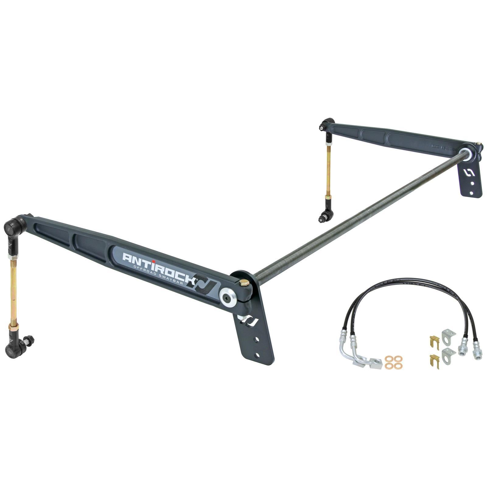 RockJock 4x4 Antirock Sway Bar Kit 07-18 Wrangler JK 4 Door Rear Bolt-On Steel Arms - CE-9900JKR4