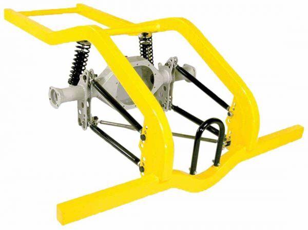 Moroso Frame Kit, Magnum Series 4 Link, 1/4 In. Bracket with 5/8 In. Holes, 28 Inch Coil Over Shocks, 85 lb Coil Springs, Made to Order - C1455