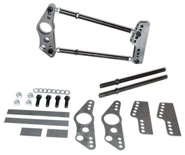 Moroso 4-Link Kit, The Competition Engineering Standard 4 -Link is designed to offer increased adjustability over a Ladder Bar Suspension for increased performance. By locating the bars with the various mounting holes in the brackets, you can create an in