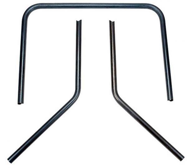Moroso 10-Point Conversion Kit Incl. Top Hoop 2 Forward Downstruts 1 5/8 in. x 0.134 in. Wall Mild Steel Tubing Welding Required Converts 8-Point Roll Bar To 10-Point Roll Cage - C3328