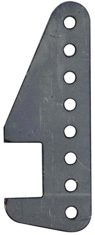Moroso Shock Mounting Bracket 0.25 in. Steel Eight 3/8 in. Mounting Holes Spaced 1 in. Apart Qty. 1 Two Brackets Per Car Welding Req. For Use w/PN[C3405/C9105/C9205/C3417/C3419] - C3413