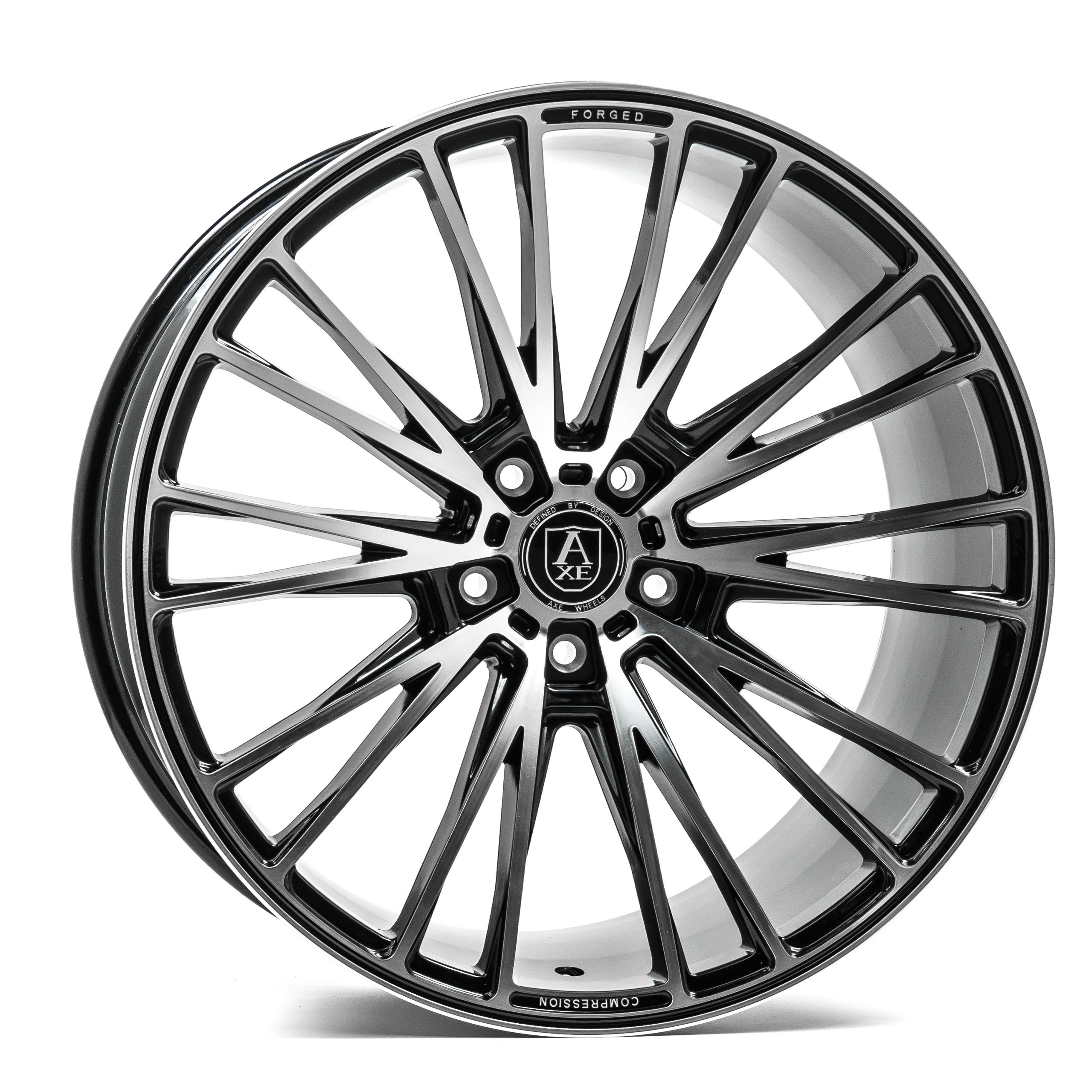 Axe Design CF2 Wheel 21x10.5 with 5x120 BP - 10521BLNK40CF2BP-5x120