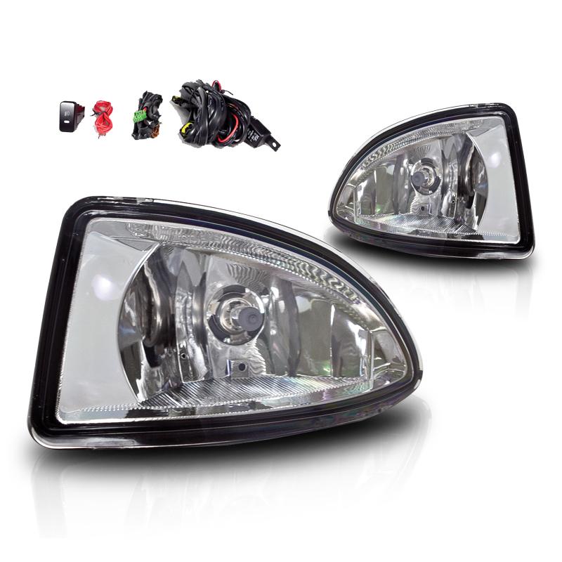 Winjet Fog Lights-Clear (2004-2005 Civic) - CFWJ-0033-C