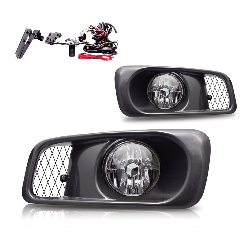 Winjet Fog Lights-Clear (1999-2000 Civic) - CFWJ-0034-C