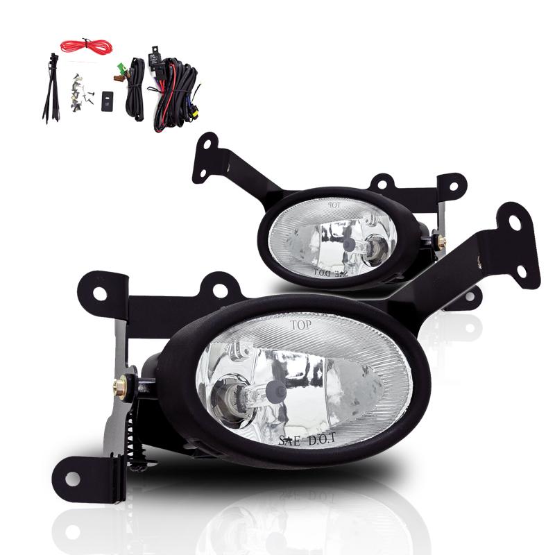 Winjet Fog Lights-Clear (2006-2008 Civic) - CFWJ-0058-C