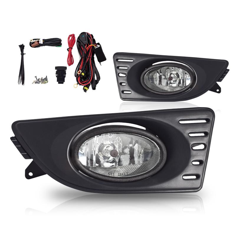 Winjet Fog Lights-Clear (2005-2006 RSX) - CFWJ-0060-C