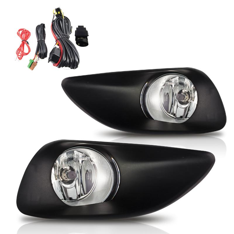 Winjet Fog Lights-Clear (2006-2010 Yaris) - CFWJ-0074-C