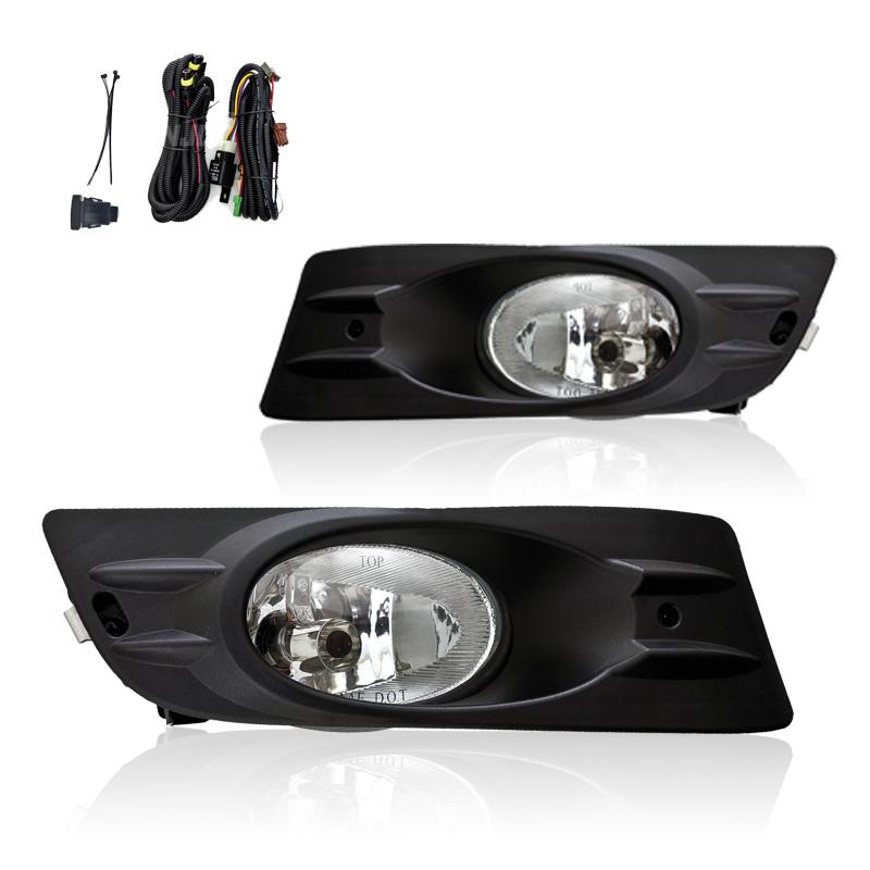Winjet Fog Lights-Clear (2006-2007 Accord) - CFWJ-0098-C