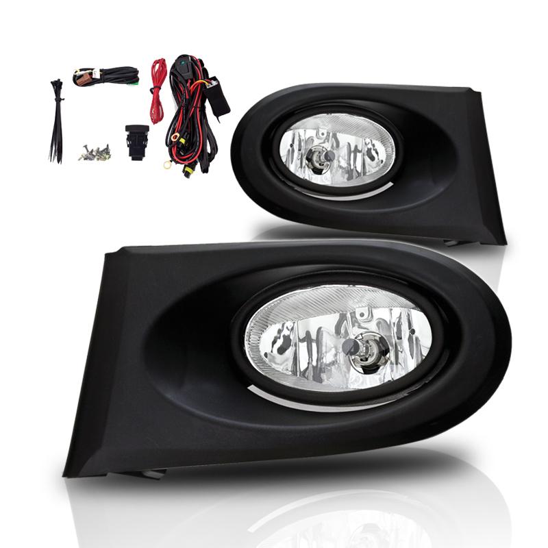 Winjet Fog Lights Oe/Replacement Style-Clear (2002-2004 RSX) - CFWJ-0099-C