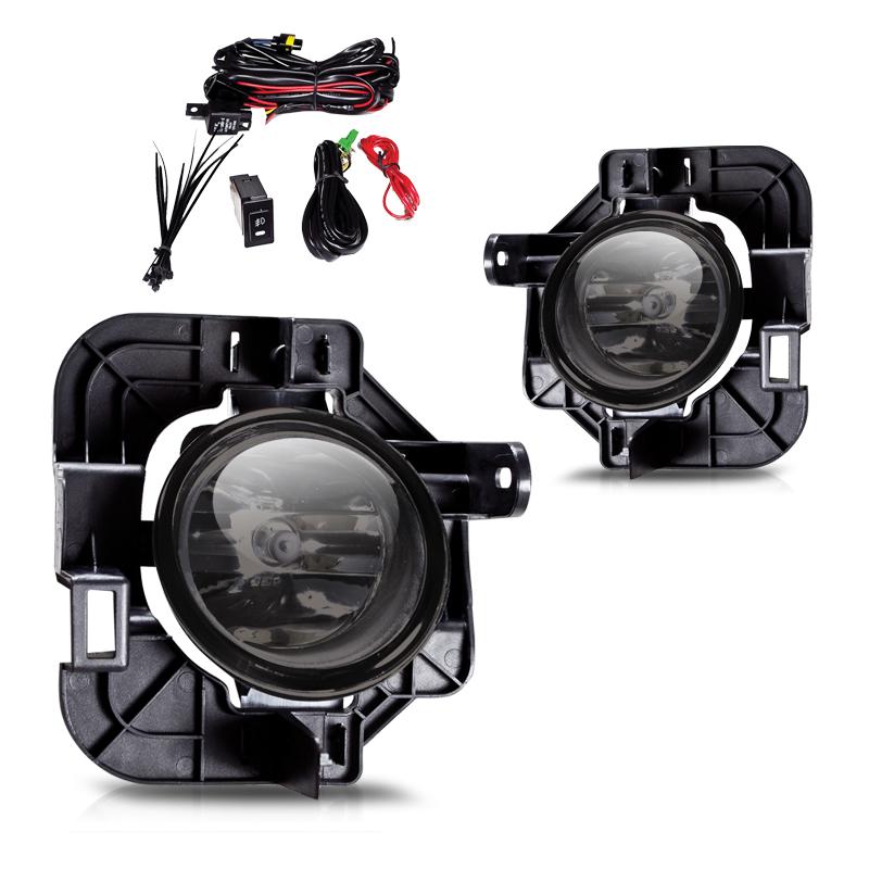 Winjet Fog Lights Oe/Replacement Style-Smoke (2007-2012 Altima) - CFWJ-0153-S