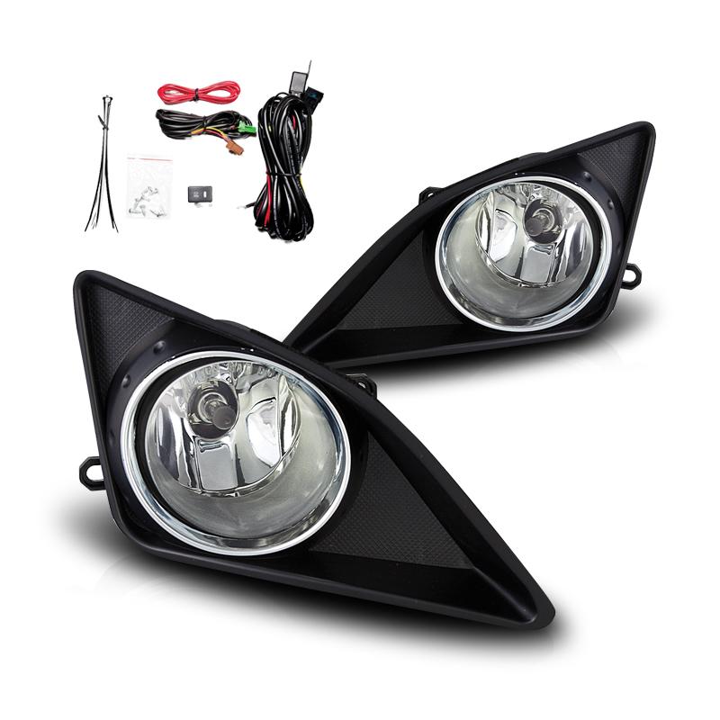 Winjet Fog Lights-Clear (2009-2010 Corolla) - CFWJ-0170-C