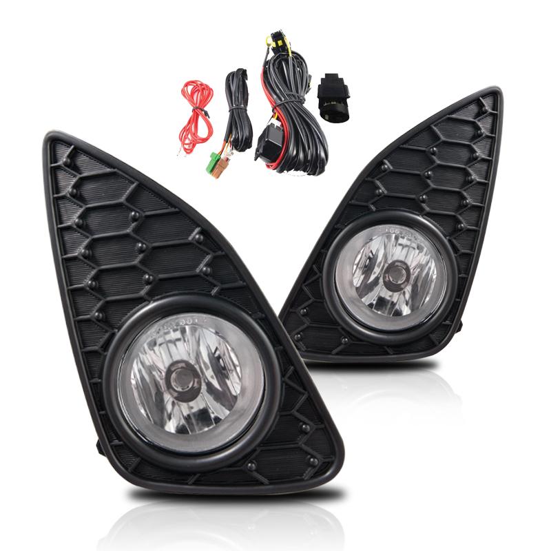 Winjet Fog Lights-Clear (2012-2014 Yaris) - CFWJ-0303-C