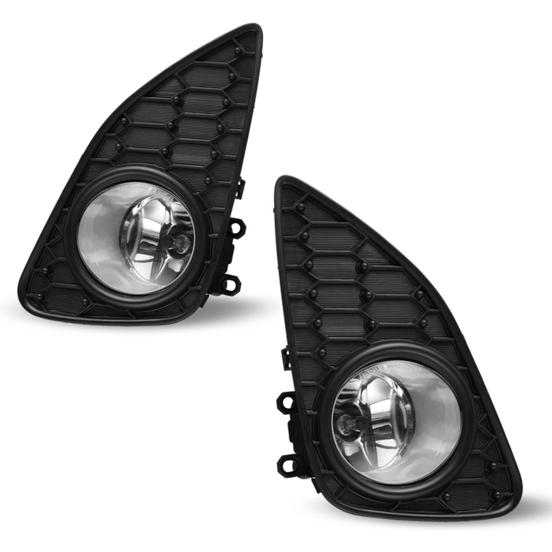 Winjet Fog Lights-Clear (2012-2014 Yaris) - CFWJ-0303-C