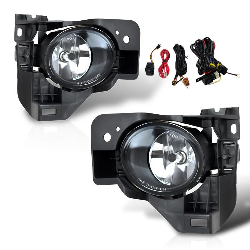 Winjet Fog Lights-Clear (2009-2015 Maxima) - CFWJ-0360-C