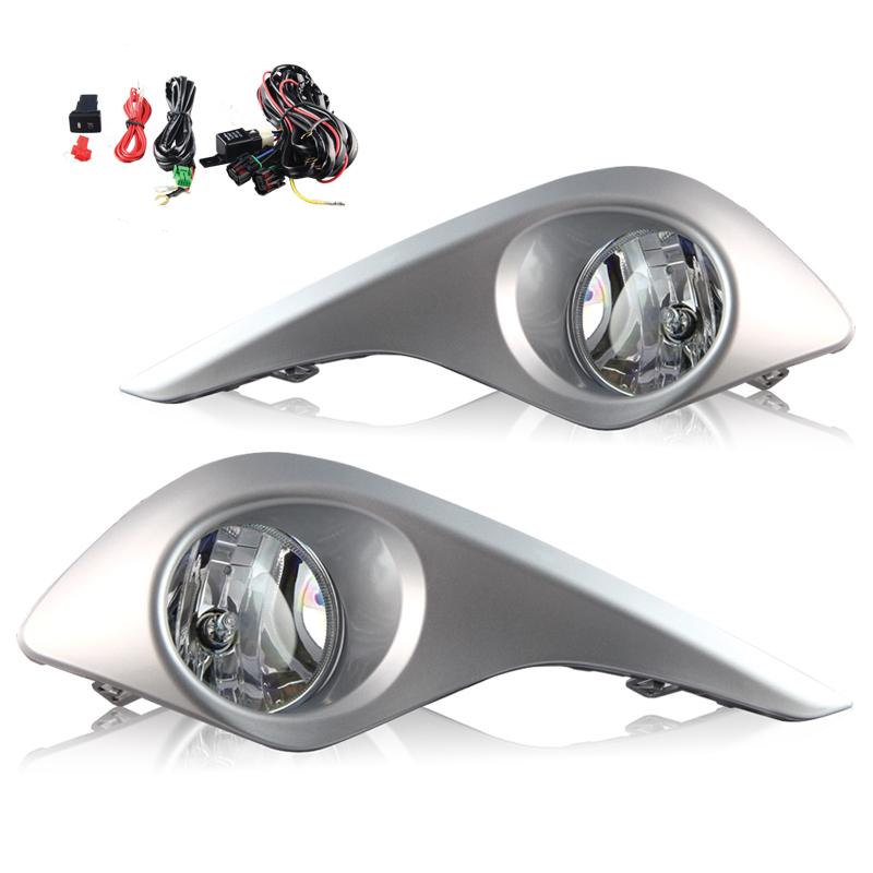 Winjet Fog Lights-Clear (2011-2013 Highlander) - CFWJ-0373-C