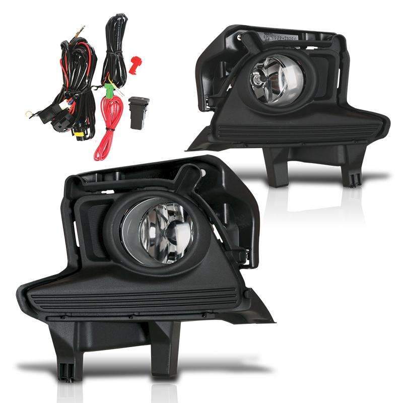 Winjet Fog Lights-Clear (2014-2016 Highlander) - CFWJ-0392-C