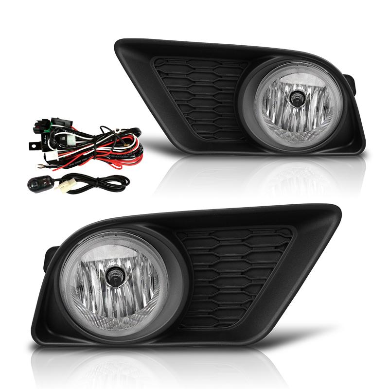 Winjet Fog Lights-Clear (2011-2014 Charger) - CFWJ-0410-C