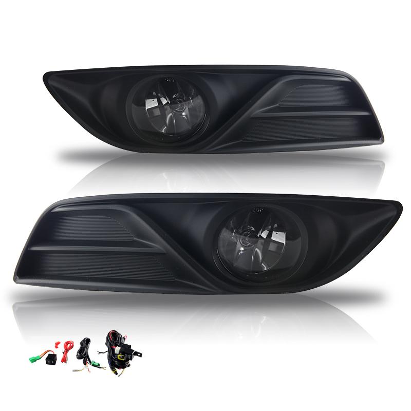 Winjet Fog Lights-Clear (2013-2015 Sentra) - CFWJ-0423-C