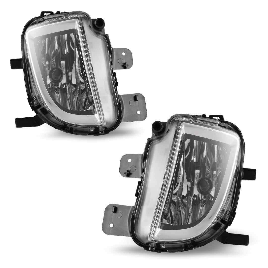 Winjet Fog Lights-Clear (2010-2017 Jetta, GTI) - CFWJ-0480-C