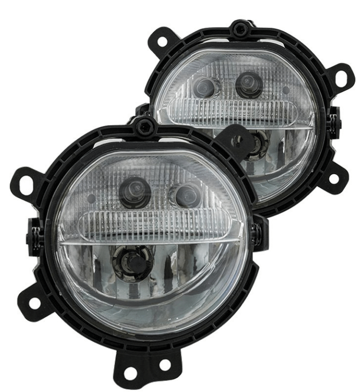 Winjet Fog Lights-Clear (2014-2017 Cooper) - CFWJ-0529-C