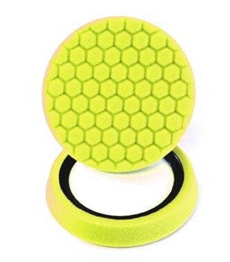 Chemical Guys Hex-Logic Self-Centered Heavy Cutting Pad Yellow (7.5 Inch) - BUFX_101HEX