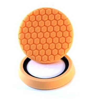 Chemical Guys Hex-Logic Self-Centered Medium-Heavy Cutting Pad Orange (7.5 Inch) - BUFX_102HEX