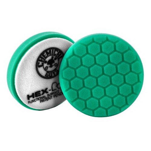 Chemical Guys Hex-Logic Heavy Polishing Pad Green (4 Inch) - BUFX_103HEX4